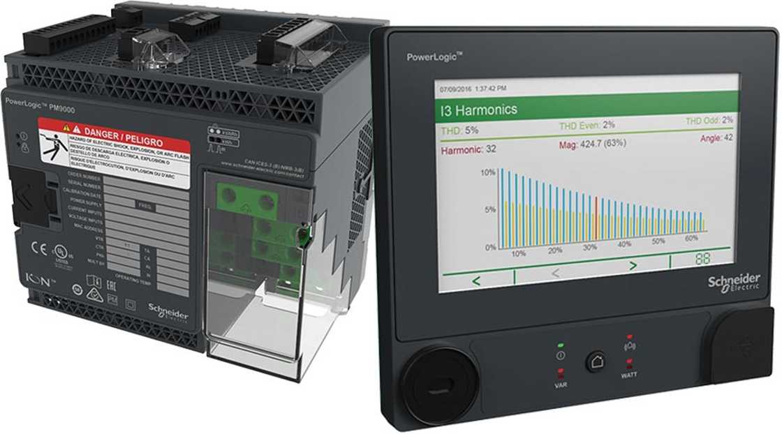 PowerLogic™ ION9000 advanced power quality meters Schneider Electric