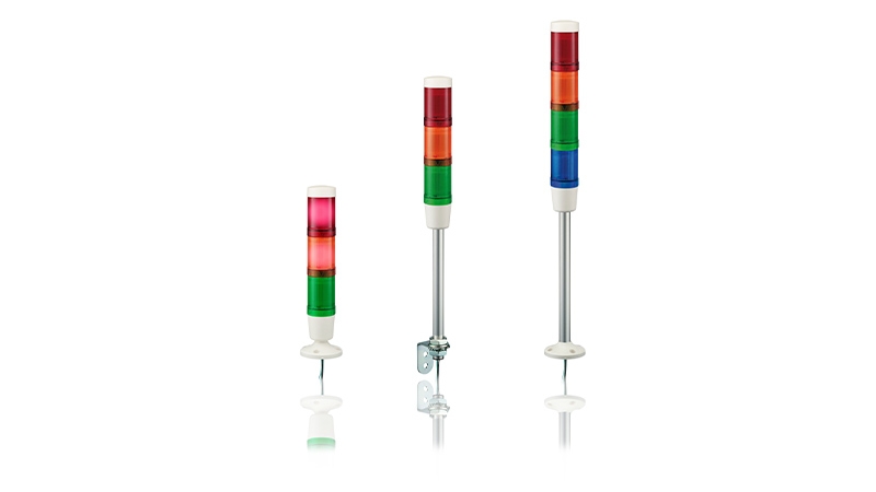 Several different colored lights