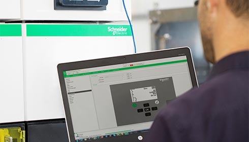 A person working on a computer