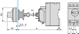 カメラ その他 GV2APN04 - Extended rotary handle kit, TeSys Deca, IP65, red 