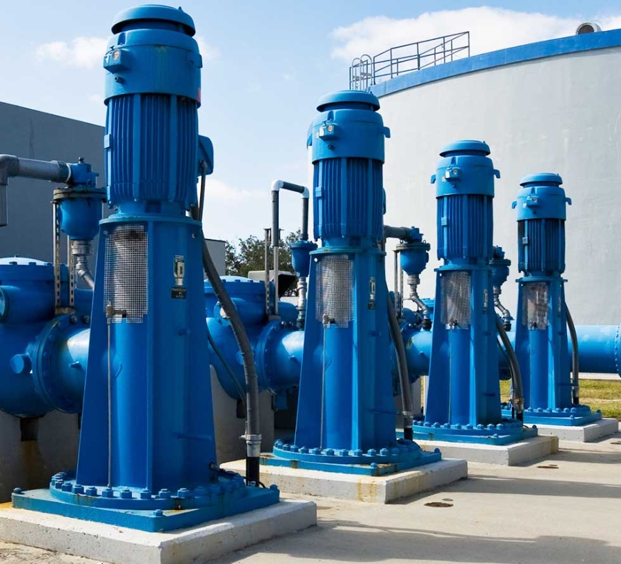 Heavy Duty Pumps in Water Purification Plant