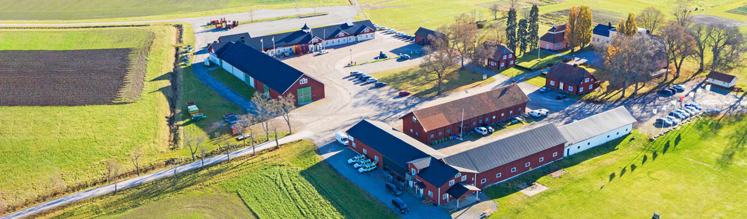 Aerial view of Brunnby Gård