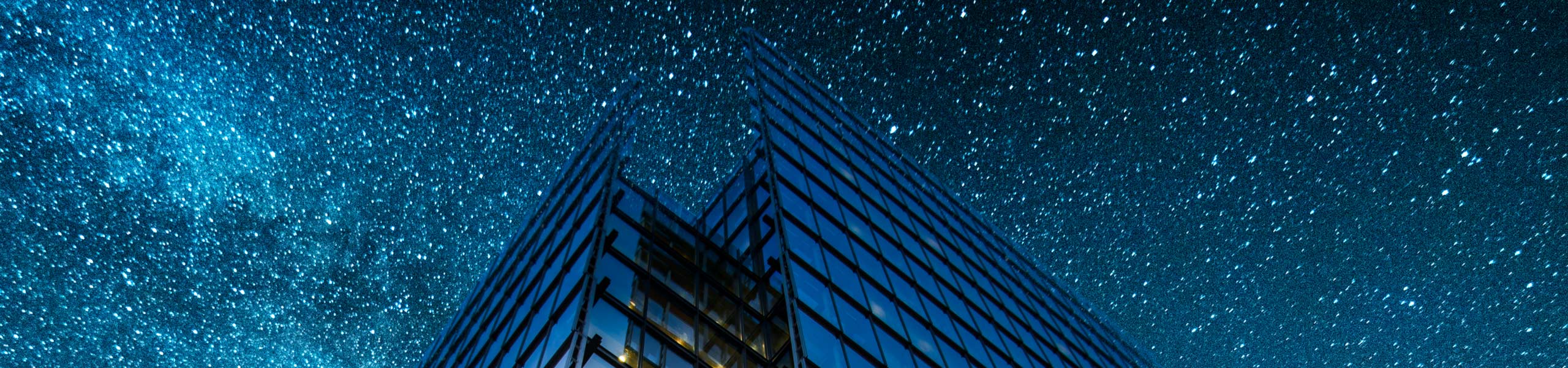 Office building at night