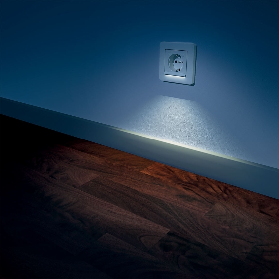 1 gang outlet with LED light Exxact product range