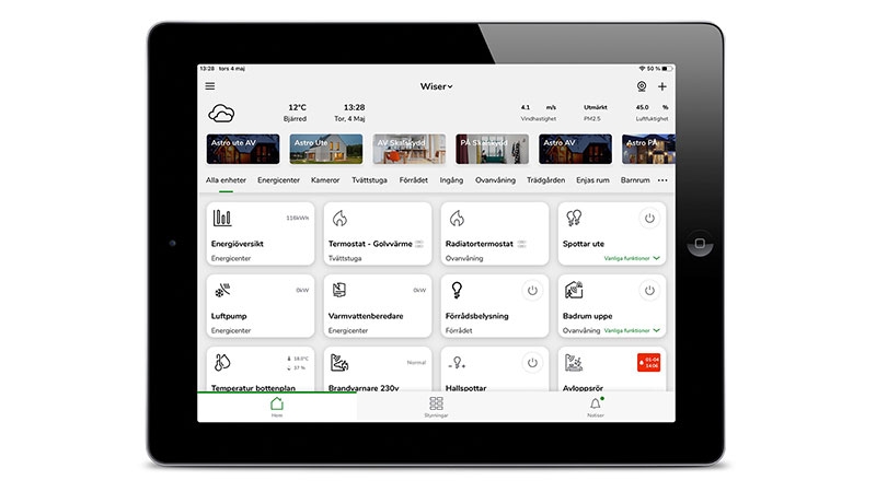 Wiser appen har nu stöd för iPad och Android-läsplatta