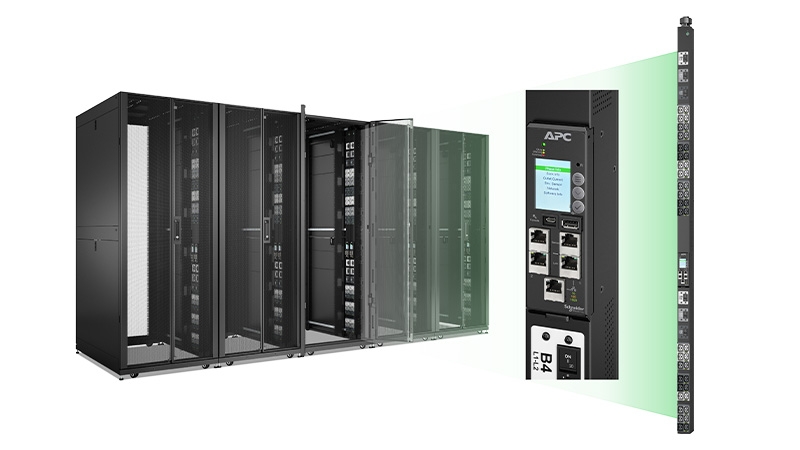 A close-up of a server