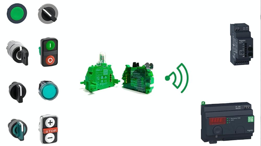 Nu blir alla Harmony tryckknappar från Schneider Electric trådlösa och batterifria