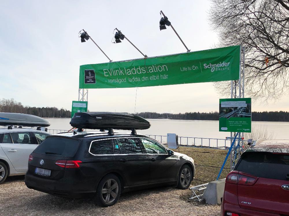Schneider Electic Vasaloppet elbilsladdning