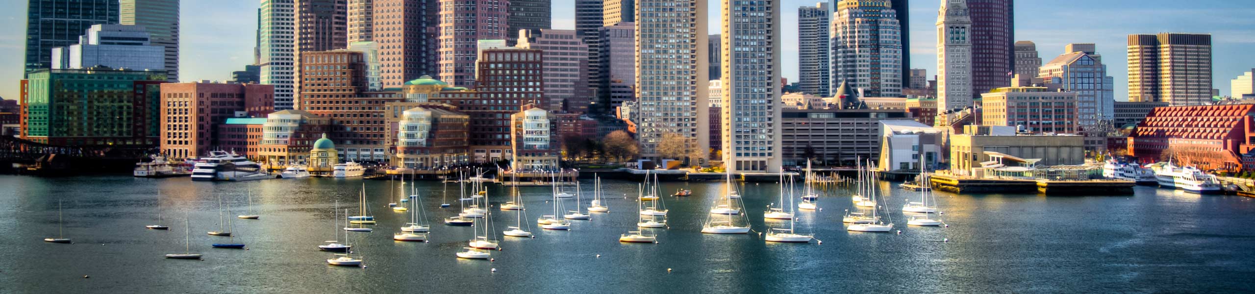 Boston skyline from waterfront