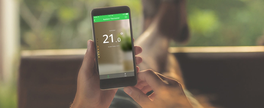 Wiser phone temperature control
