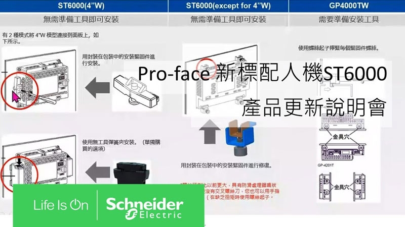 Taiwan Schneider Electric trainee training video-Pro-face-new standard HMI ST6000 product update briefing
