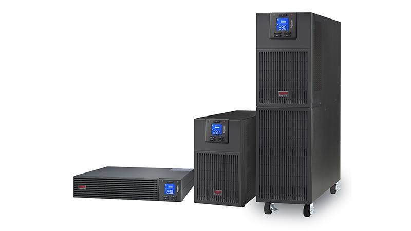 Several black electronic devices