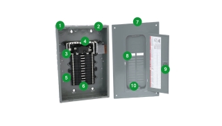 Square d plug in qo style 3 pole 20 amp circuit breaker interrupting rating 22000a qo320vh QO™ Load Centers | Schneider Electric USA