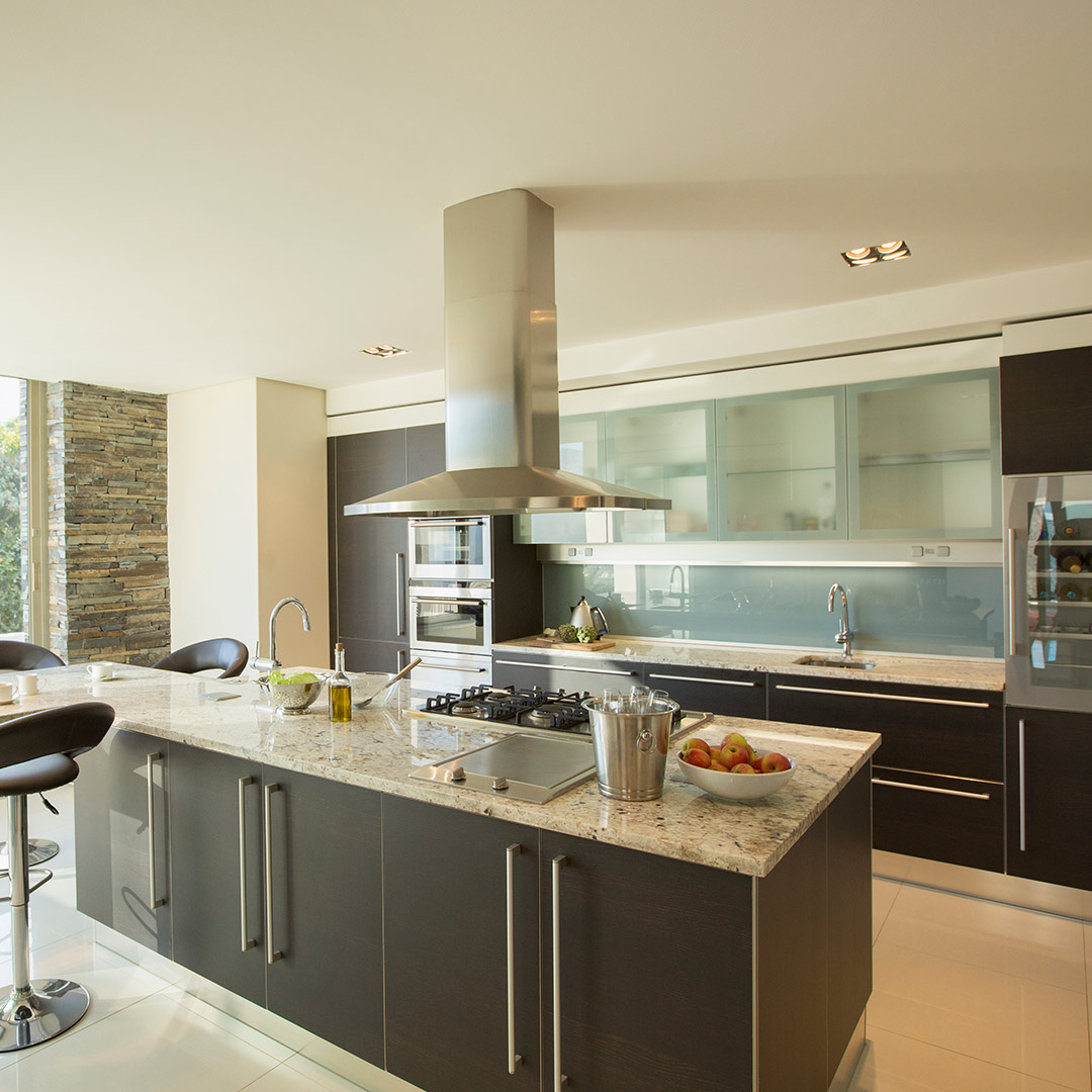 Home showcase interior of a Kitchen