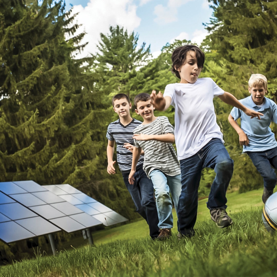 Children playing