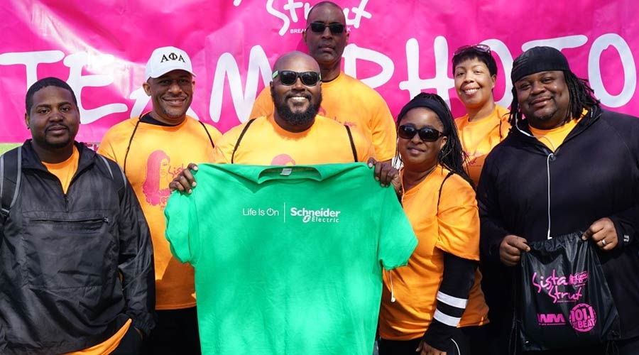 Black Professionals Business Resource Group poses at an event