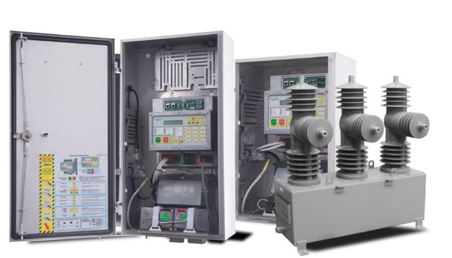 miniature of E-Series 3 phase medium voltage pole mounted solid insulated auto-reclosers