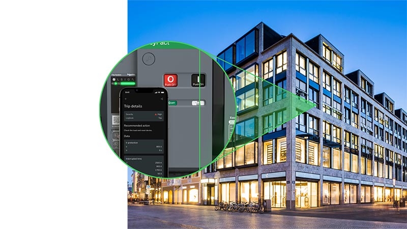 A building with a phone on it