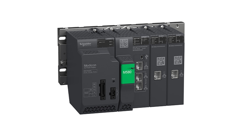 A black programmable automation controller (PAC)