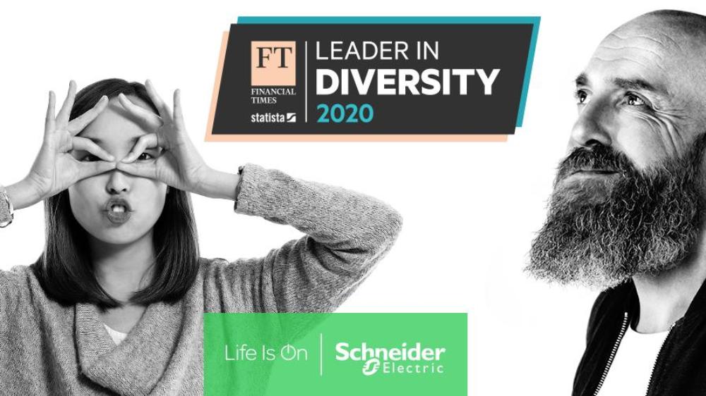 Schneider Electric included in the Top 50 for The Diversity Leaders 2020 ranking held by the Financial Times