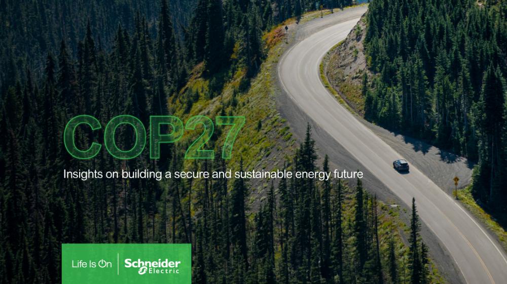 As COP27 approaches, Schneider Electric urges collective, systemic action for a fair energy transition