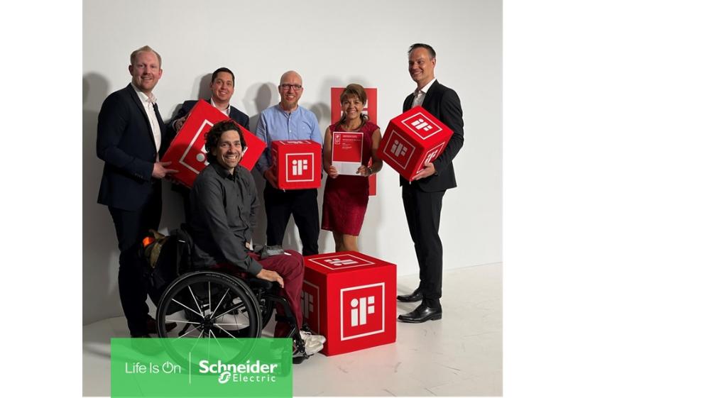 Schneider Electric wins iF Design Award for carbon-neutral trade fair stand