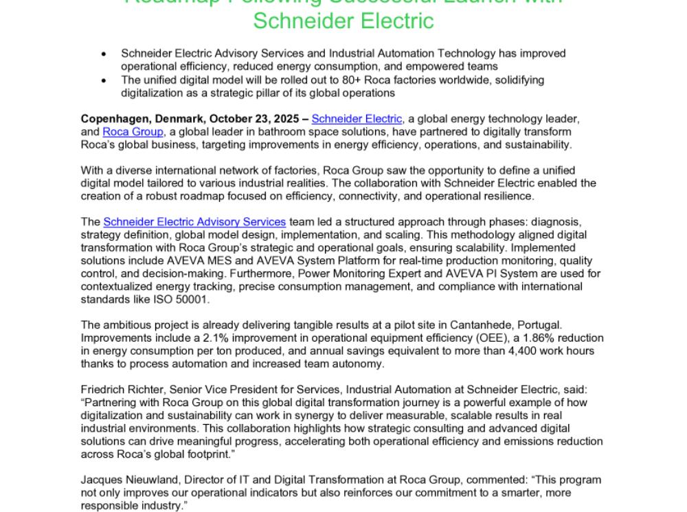 PDF - ROCA Group to Roll Out Digital Transformation Roadmap Following Successful Launch with Schneider Electric.pdf