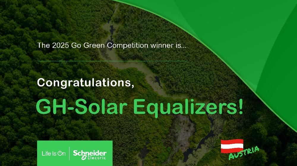 Schneider Electric's Go Green Competition 2025 Announces Global Winners
