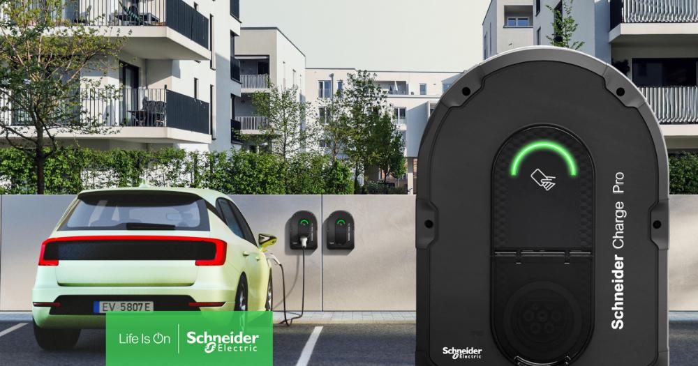 Schneider Electric lance Schneider Charge Pro, la borne de recharge pour les copropriétés