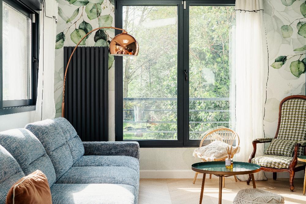 Inspiration - vanne thermostatique Wiser salon