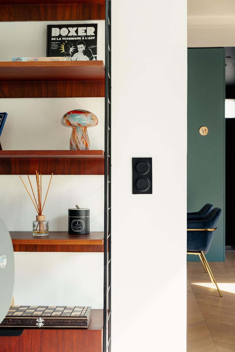 Gamme Odace - interrupteurs noir mat