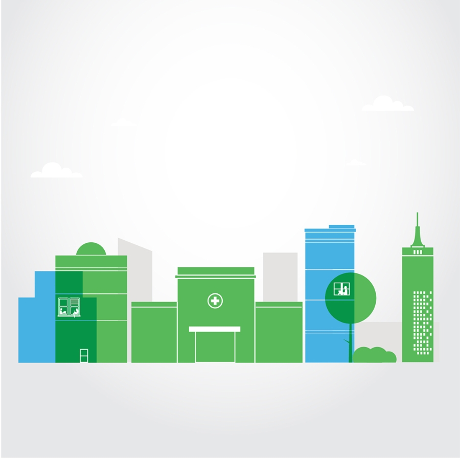 city scape illustration