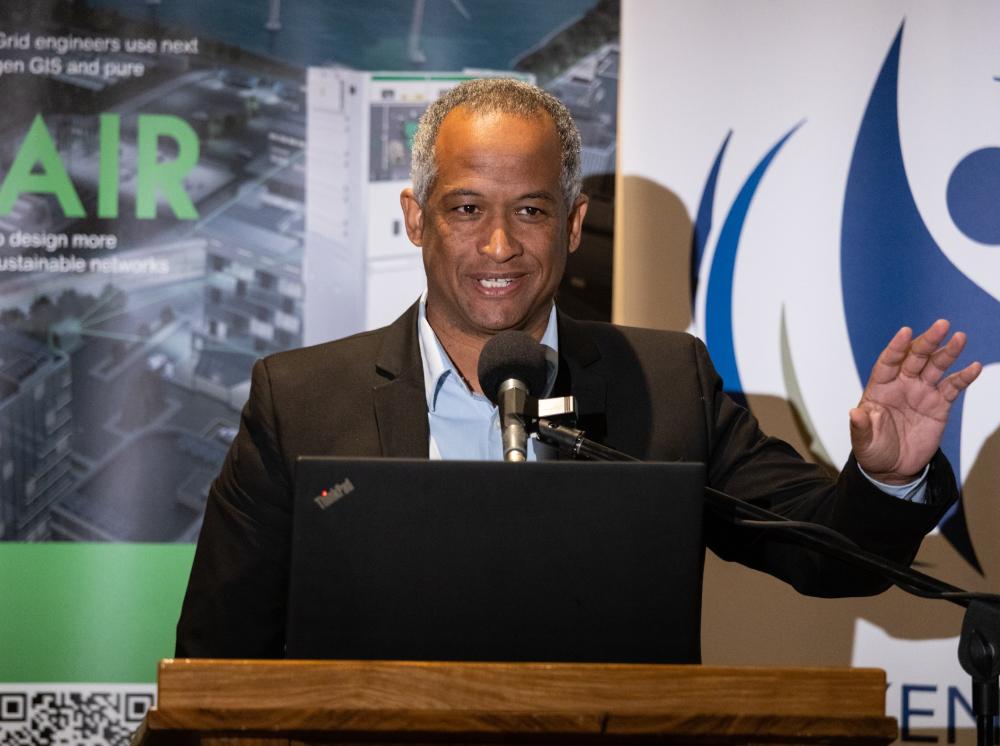 Arendse - Councillor Lorenzo Arendse, Mayoral Committee Member for Sport, Recreation, Arts and Culture at Drakenstein Municipality opening the launch event